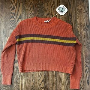 Toad and Co. orange sweater size women’s L